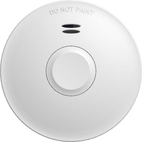Détecteur de fumée interconnectable ELRO FZ5010R batterie 10 ans certifié EN14604 alarme 85 dB sécurité incendie Blanc (1/4)