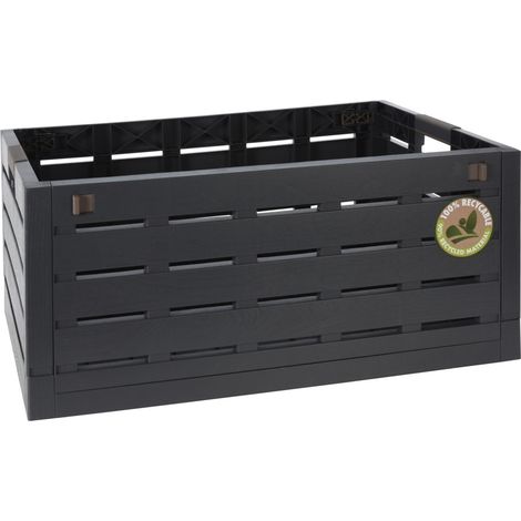 Faltkiste / Klappbox 60L-50Kg schwarz-Y54630390 (1/5)