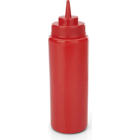 Flacon souple Ø 8 cm 0,95 ltr rouge polyéthylène - Was Germany