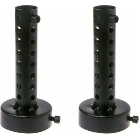 Silencieux d'échappement de moto 60MM Noir, 2PCS universel pour pot d'échappement de moto silencieux déflecteur DB Killer silencieux court (1/5)