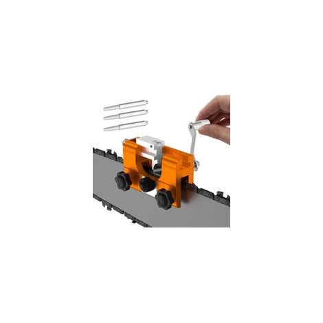 Affuteuse de Chaine Tronconneuse, Affûteur Chaîne Tronçonneuse Affûteur pour Tronçonneuse,Affuteuse Chaine Tronconneuse Manuel pour Bûcherons Jardiniers et DIY