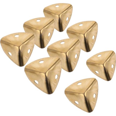 Lot de 8 protections d'angle métalliques vintage, protection pour les (1/5)