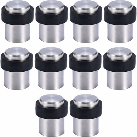 10 x 4,5 cm Edelstahl-Türstopper, Türstopper, Türblocker