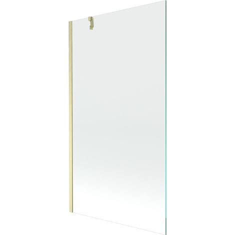 Paroi de baignoire Mexen Next 1 volets 100 x 150 cm, transparent, or brossé - 895-100-000-00-00-55 (1/5)