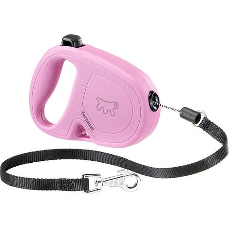 Ferplast FLIPPY ONE CORD Guinzaglio allungabile con cordino estensibile per cani. Varie misure e colori disponibili.. Variante S - Misure: 14.7 x 3 x h 10 cm - Rosa