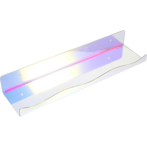 Étagère Murale Colorée pour Disques Vinyles et Rangement Multifonction, Format Unique, Acrylique Transparent, Suspendue, Organisée pour Bureau et Salon, (1/5)