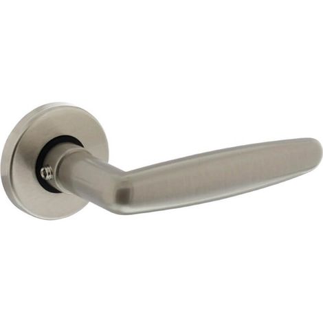Poignée Sophie sur rosace nickel mat - 0019.022502