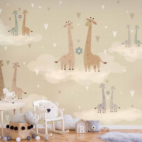 Carta da parati fotografica - Giraffe innamorate (1/5)