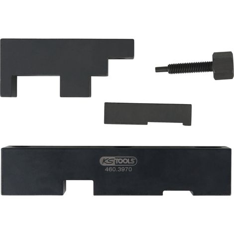 KS Tools 460.3970 Montagehilfe-Satz für Steuergehäusedeckel für Volvo, 4-tlg. (1/2)