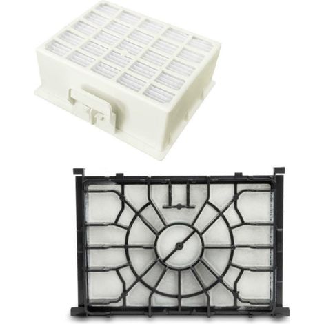 Deux filtres HEPA + dispositif de protection du moteur adaptés aux aspirateurs Siemens Z4.0 VSZ4G331/01 et Z7.0 VSZ7330/05. (1/5)