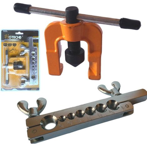 TrAdE Shop Traesio - Cartellatrice Tubo Rame Svasatrice Pagliettatrice 1/2 7/16 3/8 5/16 1/4 3/16 5/6 -