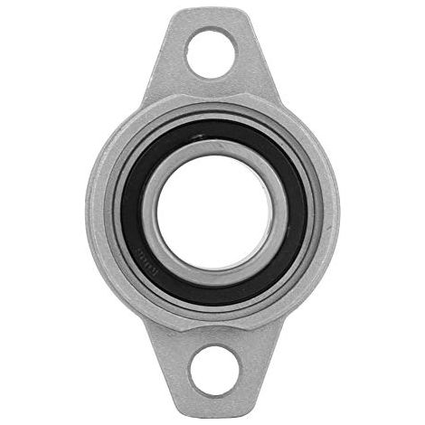 30mm Stehlager Flanschlager, KFL006 Miniatur Zink Aluminiumlegierung montiert Lager Stehlager Flanschlager Rhombische Lager für rotierende Maschinen, Druckmaschinen, etc.