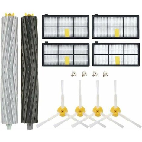 Accessoires Remplaçant kit pour iRobot Roomba série 800 900 Pièces de rechange pour Roomba,Kit Pièces accessoires pour iRobot Roomba serie 800 850 851 860 865 866 870 890 891 896 900 960 966 980 ect T (1/4)