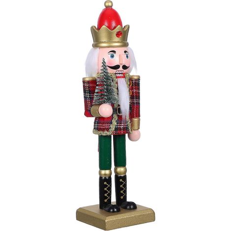 Figurines de soldats casse-noisette en bois pour décoration de table (2 pièces) (1/5)