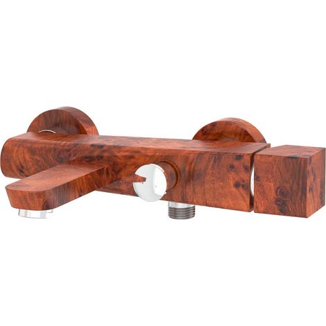 PRESTO 5703025 ALIA Grifo Baño-Ducha Alia Con Accesorios De Ducha Madera - ref: 5703025 (1/2)