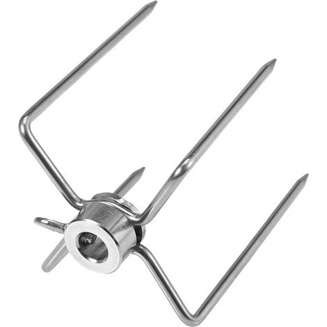 2 Pièces Fourchettes de Barbecue Multifonction en Acier Inoxydable pour Grill et Rôtisserie (1/5)