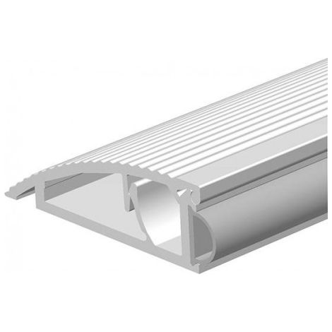 FP – Rail d'arrêt de porte aluminium 63 x 20 x 1800mm – Fixation avec lèvre PVC rigide/souple – Pour espaces confinés - SI 63 X (1/3)