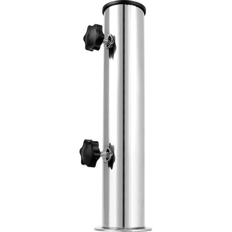 Pied de Parasol en Acier Inoxydable, Tube de Pied de Parasol pour Granit (1/5)