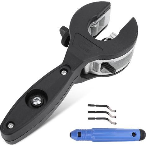 Ej.Life Coupe-tuyau en cuivre, coupe-tube (6-23 mm), coupe-tuyau en alliage de zinc robuste à cliquet coupe-tube en cuivre pour tuyaux en cuivre et PVC (1/5)