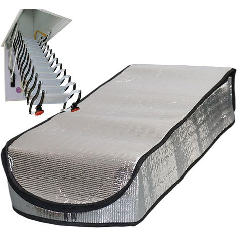 Couvercle d'isolation de grenier Panneaux D'Accès Thermiques Protecteurs Couverture Ignifuge Trappe Escalier Grenier Hiver Pour Garage, Vide , Plafond, Maison (1/5)