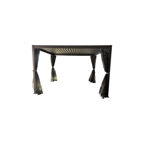 Zanzariera per Pergola Bioclimat 3 x 4 Grigio C Line Outdoor