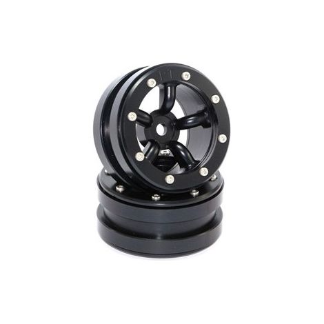 Beadlock Wheels PT-Safari Black/Black 1.9