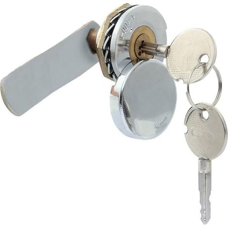 Serrure de porte mécanique en alliage de zinc Serrure à came mécanique multifonctionnelle pour boîte aux lettres, placard (1/5)