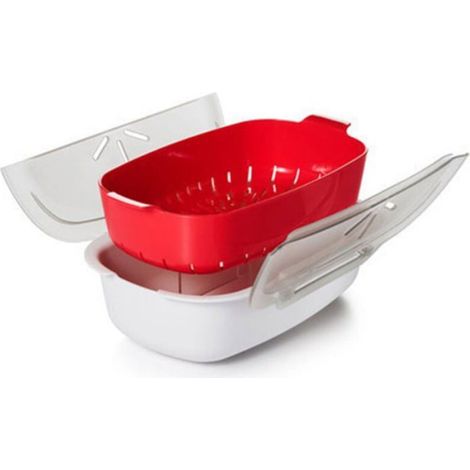 Cuiseur vapeur pour micro-ondes sans BPA résistant à la chaleur PP antiadhésif pour ustensiles de cuisine pour légumes (1/5)