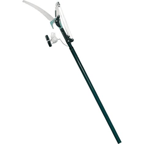 SVETTATOIO TELESCOPICO MT 2,4 con FORBICE + SEGACCIO  - PERTICA ALLUNGABILE
