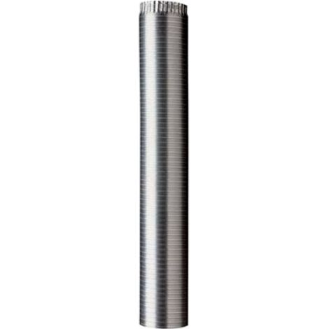Tubo rullato alluminio naturale mm 0,12 cm 12 mt 3 (6 pezzi)