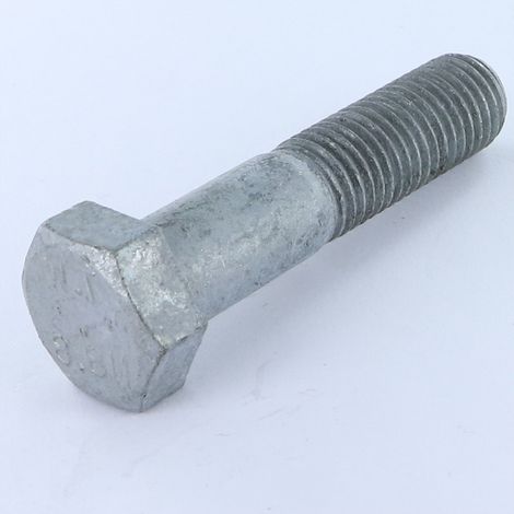 Corps de boulon filetage partiel Tête hexagonale TH M16X70 Classe 8.8 Forte tenue à la corrosion Acier galvanisé à-10 pièces