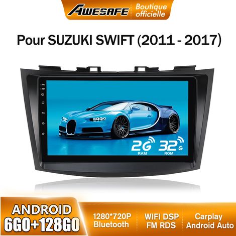 AWESAFE Autoradio Android 13 pour Suzuki Swift (2011-2017) 6Go+128Go avec 9'' écran Tactile Carplay Android Auto GPS Bluetooth (1/5)