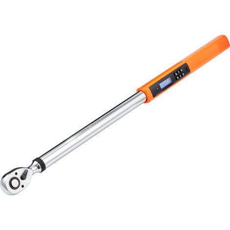 Clé dynamométrique numérique 1,3 cm, précision ±2%, 25-250ft.lb/34-340n.m, 3 modes avec LED et alarme sonore, étalonnage inclus. (1/5)