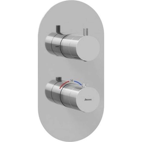 Ravak Espirit - Unterputz-Thermostatarmatur für 2 Verbraucher, Chrom X070206 (1/4)