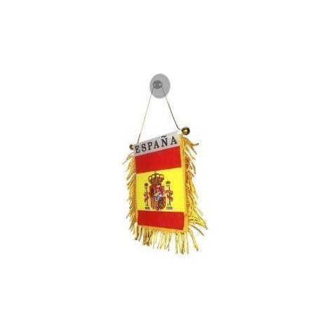 Fahne - Spanien - mit Saugnapf - 10 x 13 cm - für Auto und Haus