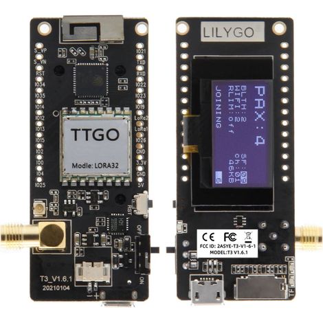 LilyGo LoRA32 433 MHz OLED WIFI BLUETOOTH (1/5)