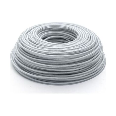 Fil de Tondeuse en Acier 3 mm x 45 mètres, Fil de Tondeuse, Bobine de fil d'acier robuste pour débroussailleuse de jardin, Fil de Rechange pour Tondeuse à Gazon