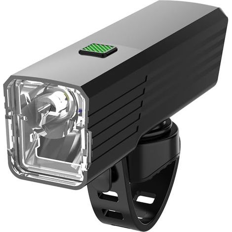 Fahrradbeleuchtung, wiederaufladbare LED-Fahrradlampe mit USB-Anschluss, zwei Leuchtmodi (Fern- und Abblendlicht), superhelle Fahrradbeleuchtung für Nachtfahrten, Fahrradscheinwerfer mit zwei Lampen (1/5)