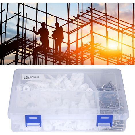 Kit de 240 chevilles d'expansion en nylon 304 et acier inoxydable (1/5)