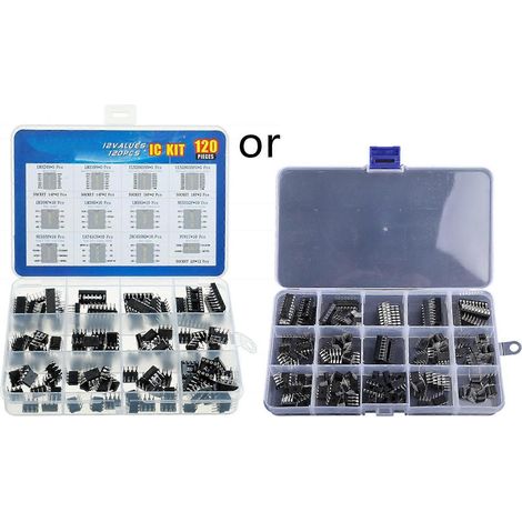 IC-Chip-Sortiment-Kit Einzelpräzisions-Timer-Oszillatoren 120 Stück LM393 LM324