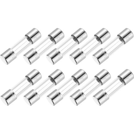 Glass Fuse 1.5A 250V 5x20mm Delay Fuse for Household Appliances (Pack of 10) (1/5)