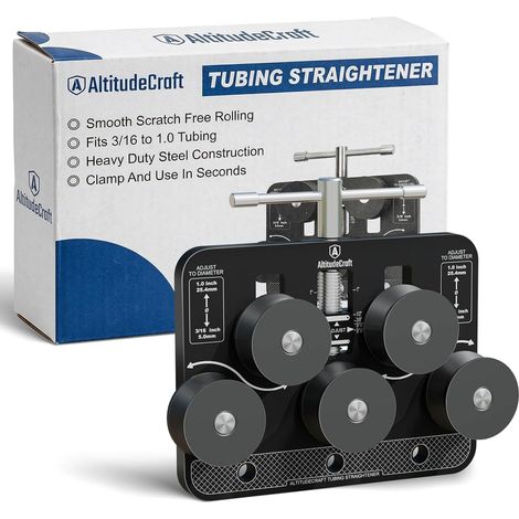 Redresseur de tuyaux pour conduites de frein et de carburant (de 3/16 po à 1 po). Outil de redressage adapté aux diamètres de 3/16 po à 1,0 po. (1/5)