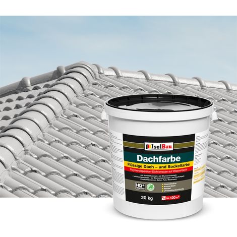 Pintura para techos IsolBau color gris piedra 20 kg (1/5)