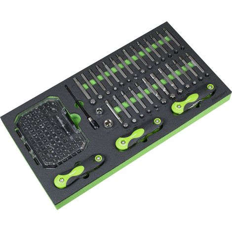 Sealey S01275 Siegen Specialised Bit Set & Folding Hex Keys with Tool Tray 170pc (1/5)