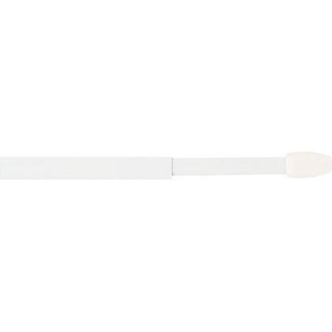 2 Tende a Tenda Estensibili 30/50cm 4 Ganci Bianchi - Mobois