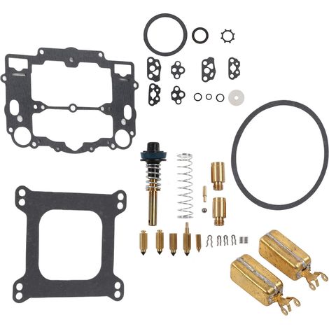 KIMISS Vergaser-Reparatursatz Gummi-Metall-Vollvergaser-Umbausatz für EDELBROCK 1405 1406 1407 1409 1411 1477, Powersport-Vergaser, Vergaserzubehör