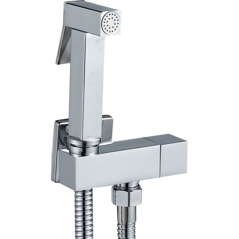 Douchette Bidet - Mélangeur Thermostatique En Laiton - Installation Encastrée - Pour Toilettes Suspendues - 1 Pièce (1/5)
