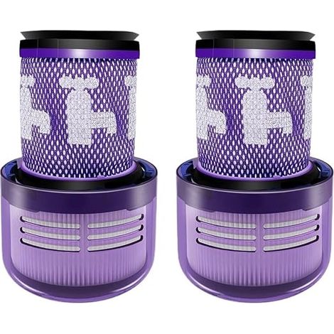Filtro di ricambio compatibile con Dyson V12 Detect Slim SV30 SV34 SV35 - Confezione da 2 - Aspirazione potente, lunga durata, maggiore sicurezza per aspirapolvere senza filo (1/4)