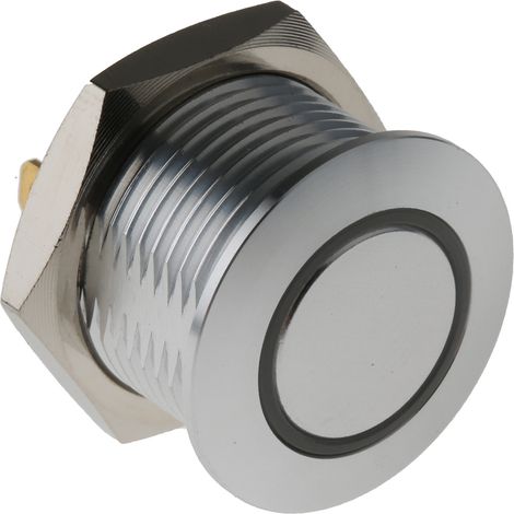Bouton-poussoir, Momentané lumineux, LED RGB, Unipolaire à une direction, 2 A, Translucide, Montage panneau (1/3)