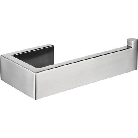 royaluxe -Accessoires de Salle de Bain Support de Montage Mural brossé Crochet à vêtements en Acier Inoxydable Ensemble de Porte-Papier hygiénique Porte-Serviettes Anneau Cintre, Porte-Papier Brosse (1/2)